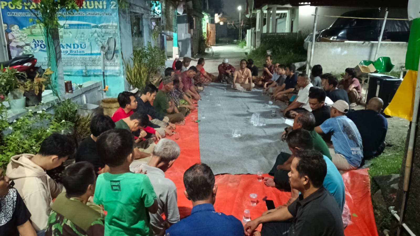 Warga Kavling 01 Karangharja Gelar Rapat, Desak Pengembang Cinity Tinjau Lokasi Banjir