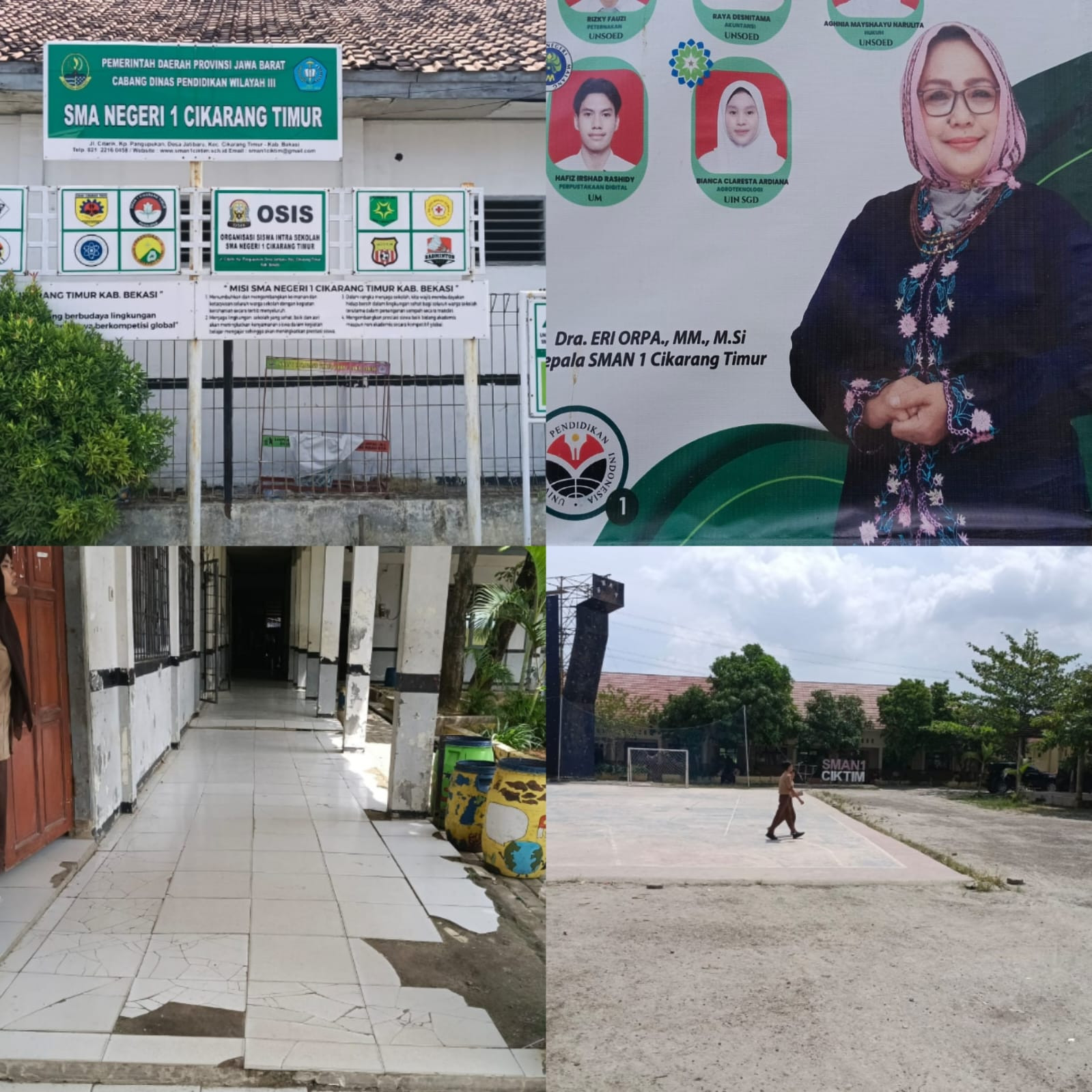 SMAN 1 Cikarang Timur Kumuh dan Tak Terawat,  Ketum LSM GANAS Kemana Anggaran Perawatan?