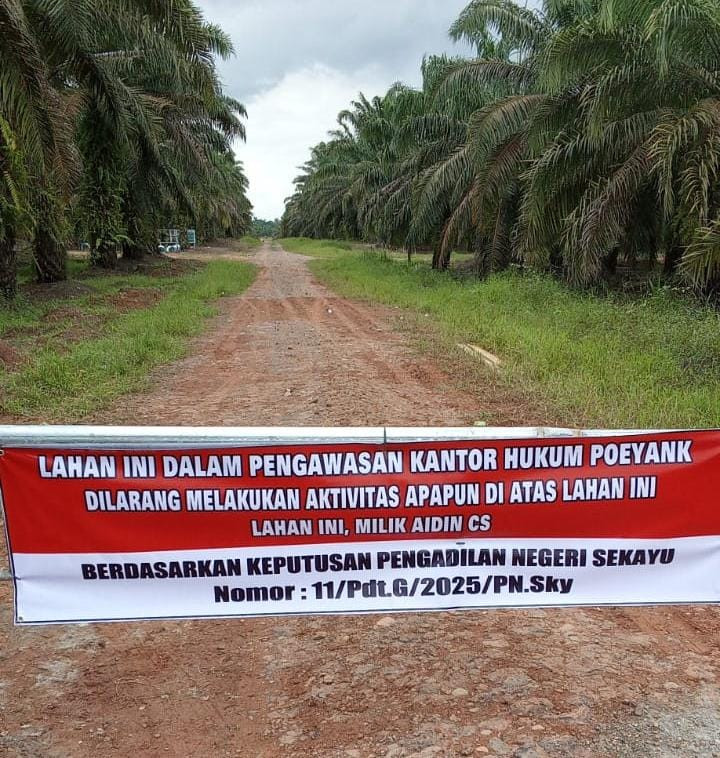 Terkait Sengketa  Lahan Sawit 65 Hektare di Kawasan Sanga, PT Pinago Utama Tawaran Ganti Rugi Kepada pihak Aidin CS